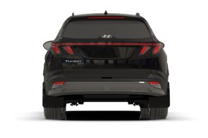 Hyundai Tucson Mud Flap - Rally Armor - UR Series - Black/Red Logo - 2025+